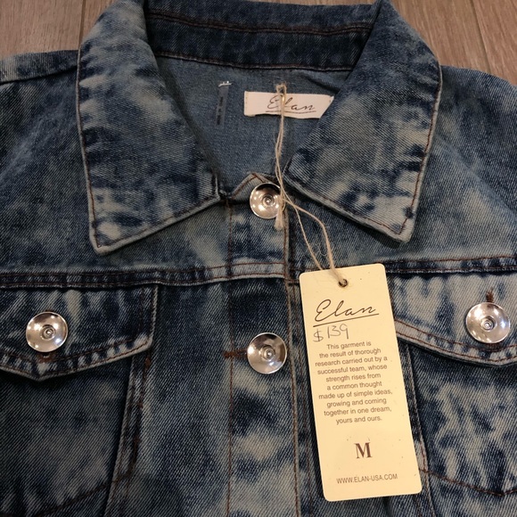 short sleeve denim jacket - Picture 2 of 2